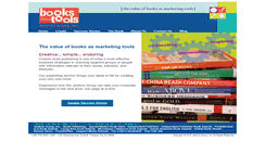 Desktop Screenshot of booksaremarketingtools.com